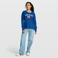 thumbnail image 3 of Women's Fanatics Royal New York Giants Hometown Legacy Long Sleeve T-Shirt, 3 of 5
