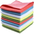 thumbnail image 1 of Paño absorbente que no raya, paño de cocina duradero con naturaleza biodegradable, paño de microfibra para lavar platos, secado rápido y reutilizable, higiénico, 10 piezas, 1 of 6