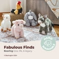 thumbnail image 3 of Bearington Pedro Donkey Stuffed Animal- 12" Huggable Baby Donkey Plush Toy with Soft Fur, Lifelike Details and Weighted Body - Adorable Mule Stuffed Animal Gift for Kids and Toddlers, 3 of 6