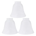 thumbnail image 3 of Masteelf 3pcs Frosted Glass Light Shade E27 Interface Lamp Shade Chandelier Cover, 3 of 8