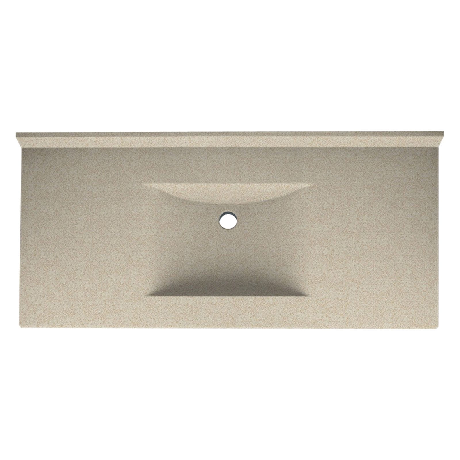 Swanstone 43W x 22D in. Contour Solid Surface Vanity Top - Walmart.com