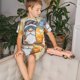 thumbnail image 4 of Balery Hello Summer Cute Gnome Conjunto de Pijama Infantil de Manga Corta con Estampado – Ropa de Dormir de Algodón Suave-3X-Large, 4 of 6