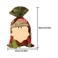 thumbnail image 3 of Xingzhi Xmas Gift Packing Bag Cartoon Printed Drawstring Handbag Santa Snowman Reindeer Ornaments Embroidered Storage Pouch Party Reindeer, 3 of 8