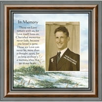 In Memory, for the Loss of Loved One, Sympathy or Condolence Framed Gift, Personalized Picture Frame, 10x10 6732