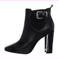 thumbnail image 2 of Pour La Victoire Women's Bissit Ankle Boot, Black Patent , Size US 11 M, 2 of 2