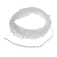 thumbnail image 3 of Button Looping Bridal black and white 10mm Wide Elastic Loops Wedding Dressing, 3 of 8