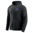 thumbnail image 2 of Men's J. Palmer Dark Heather Gray Buffalo Bills Players Lounge Tri-Blend Full-Zip Hoodie, 2 of 7