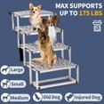 Dog Car Ramps for Large Dogs,Foldable Dog Stairs with NonSlip Surface
