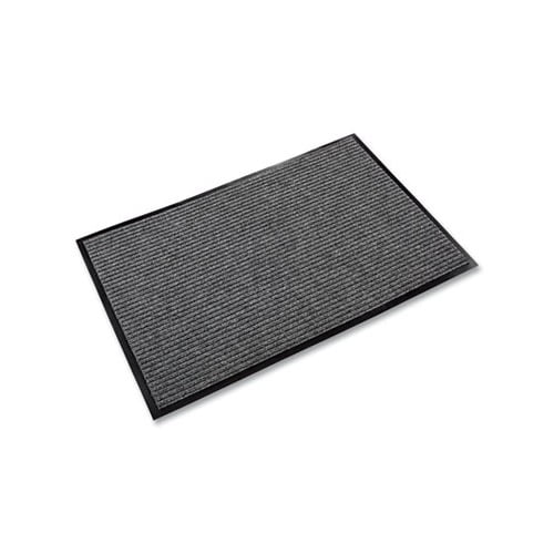 Needle Rib Wipe and Scrape Mat, Polypropylene, 48 x 72, Gray Needle Rib Wipe and Scrape Mat, Polypropylene, 48 x 72, Gray