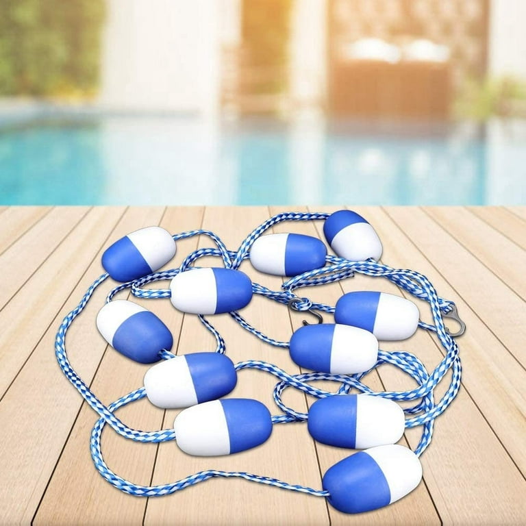 11 Balls Safety Float Line-5M Swimming Pool Safety Separation Rope Float  Rope Line Swimming Pool Equipment 