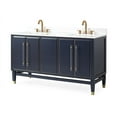 thumbnail image 3 of 60" Navy Blue Tenant Brand Bertone Bathroom Sink Vanity, 3 of 5