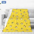 thumbnail image 1 of Sanrio-Manta de pompurin Kawaii para niños, cobertor para cama, sofá, aire acondicionado, ropa de cama, 1 of 4