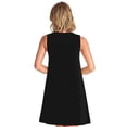 thumbnail image 2 of PAYOHTO Women's Sleeveless Dress Octopus Head Basketball Ball Summer Dress Casual Floral Print Round Neck A Line Beach Short Sundress​ with Pockets​, 2 of 8