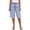 *Light Blue, variant on VBVC Women's Cotton Linen Drawstring Bermuda Shorts , Casual Knee Length Shorts For Women , Ladies' Summer Straight Leg Shorts with Pockets,Beige,S-3XL