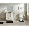 thumbnail image 2 of Garland Rug Gramercy Washable Bath Rug Set, 3-Piece (2 Bath Rugs, & Contour Rug) Black, 2 of 7
