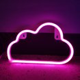thumbnail image 4 of Decoración De Pared Usb Y Batería Led Luz De Noche De Neón Forma De Nube Led Luces De Neón Led Luz De Noche Luz De Neón Para Fiesta De Festival Minnieouse HA024704-01, 4 of 7