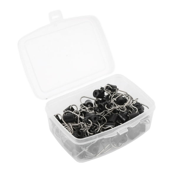 Fishing Line Sinker Slides, 50PCS Useful Sinker Slider with Box for Outdoor