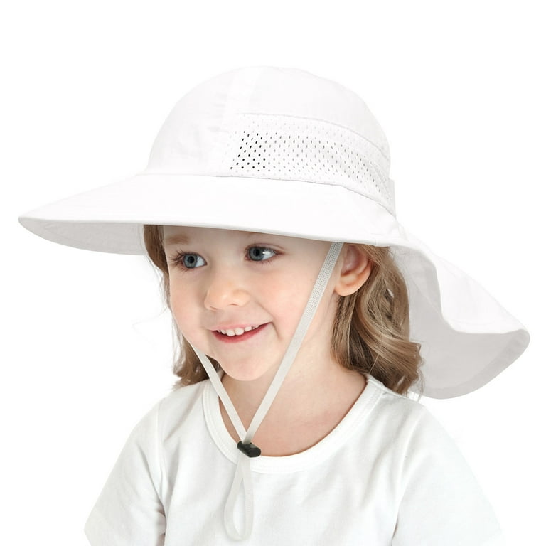 Ehqjnj Boys Fishing Hats Kid's Sun Hat Wide Brim UPF 50+ Hat for Toddler Boys Girls Bucket Hat Toddler Sun Hat Toddler Winter Hat Boys Age 1-2, Kids