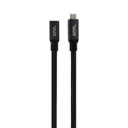 onn USB-C to USB-C Cable (6 Feet) - 10Gbps Fast Data Sync, 4K 60Hz Video, 240W Fast Charging, Nylon Braided