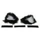 thumbnail image 1 of Accesorios de Casco de Motocicleta Decoración Orejas de Gato de Dos Colores para Cascos de Motocicleta Bicicleta Esquí Negro Blanco Pegatina 1 Juego, 1 of 6