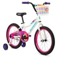 thumbnail image 3 of Schwinn Elm Kids Bike, 18- Inch Wheel, Single Speed, Ages 6-9, White, 3 of 9