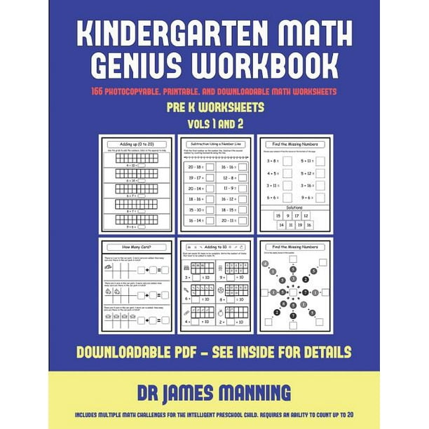 pre k worksheets pre k worksheets kindergarten math genius this book is designed for preschool teachers to challenge more able preschool students fully copyable printable and downloadable series 15 paperback