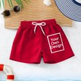 thumbnail image 4 of UQJfacai Boys Swim Trunks Kids Drawstring Elastic Waist Swim Shorts Pockets Summer Bathing Suit Swimsuit Teen Boy Swimwear 4-15 Years, 4 of 9