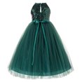 thumbnail image 2 of Ekidsbridal Sequin Halter Flower Girl Dresses Ballroom Gown Communion Baptism Formal Photoshoot 202 4, 2 of 3