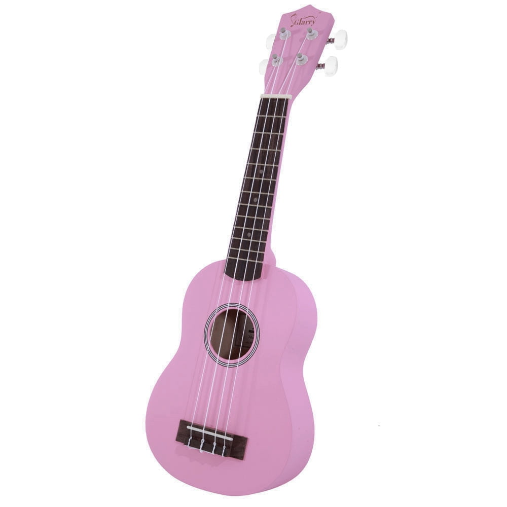 CIPACHO Glarry 21" Rosewood Toddler Guitar, Ukulele Beginner Kit, Concert Ukelele Gifts for Girl Boy (Pink)