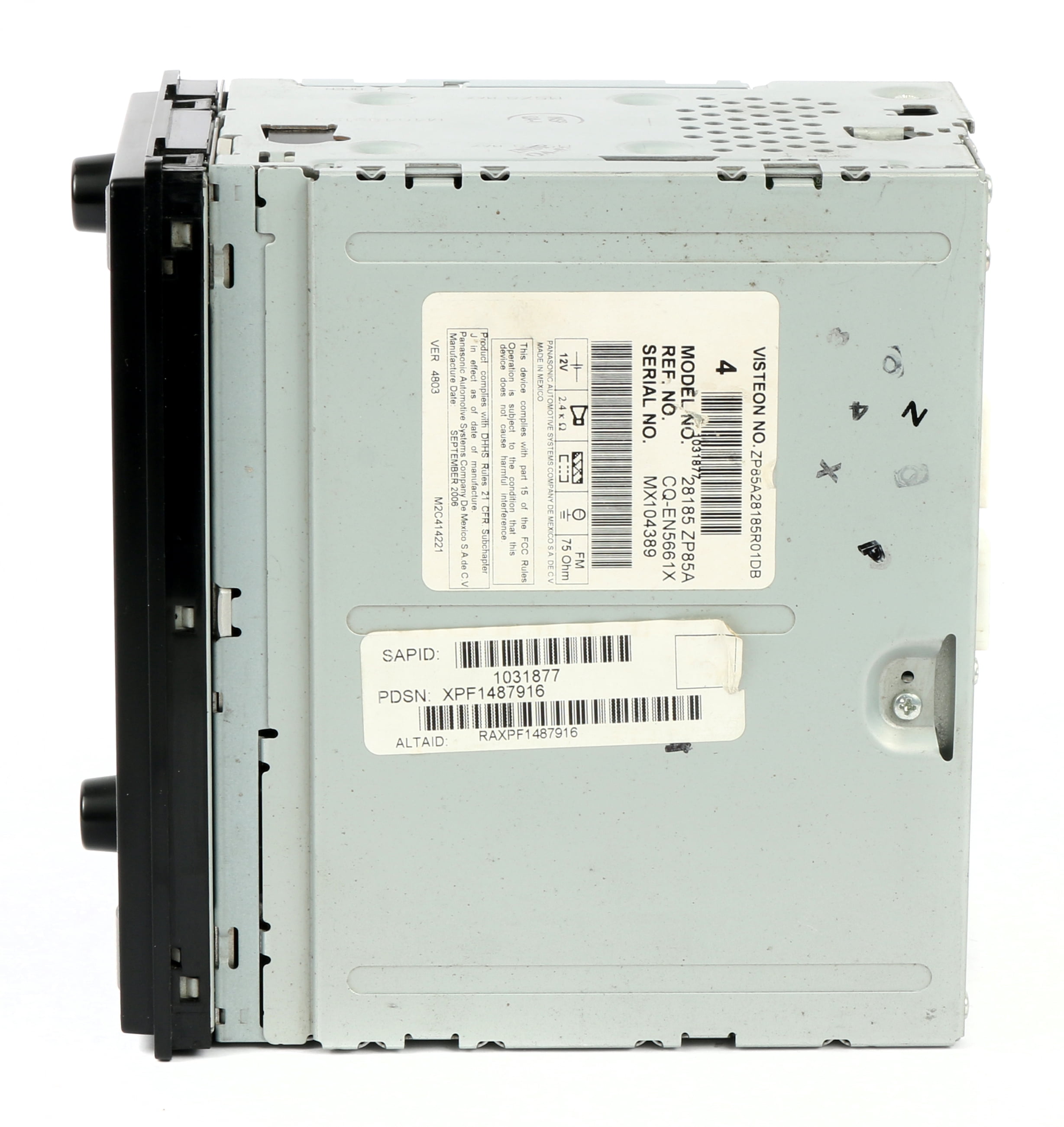 Restored 2005-07 Nissan Pathfinder OEM Original AM FM Radio MP3 6 Disc Player 28185ZP85A (Refurbished)