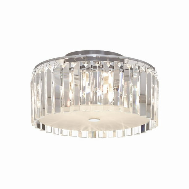 Bazz 5 Light Frosted Ceiling Lamp With Clear Decorative Glass Plates New Open Box Com - Decorative Ceiling Light Plate
