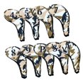 thumbnail image 1 of Iron Club Headcover Protector, Golf Iron Head Cover Protector, Deportes al aire libre Cuñas Accesorios, Golf Putter Headcovers, Golf Club Headcover Marrón, 1 of 8