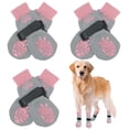 thumbnail image 1 of Calcetines antideslizantes para perros BEAUTYZOO para pavimento frío/calor, 3 pares, 1 of 8