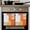 Orange Gray White, variant on Sage Green Gray 1 Pack Kitchen Towel, Water Absorbent Dish Towel, Modern Oil Painting Geometric Abstract Decorative Hand Towels - Quick Drying Cloth for Cooking Baking, 18x28 Inch