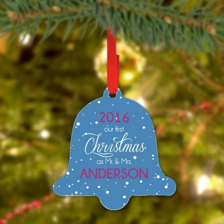 custom finds couple s first christmas tree ornament walmart com