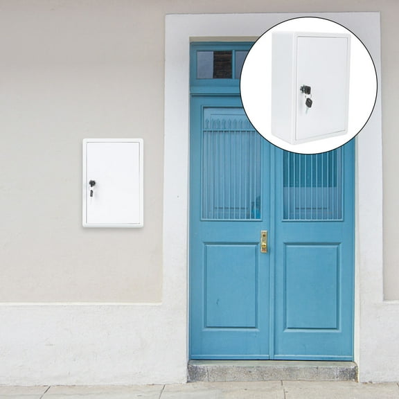 PTOOTP Beige Plastic Storage Box 1 Piece Simple Design Organizer Container for Home, Office, and Mail Sorting