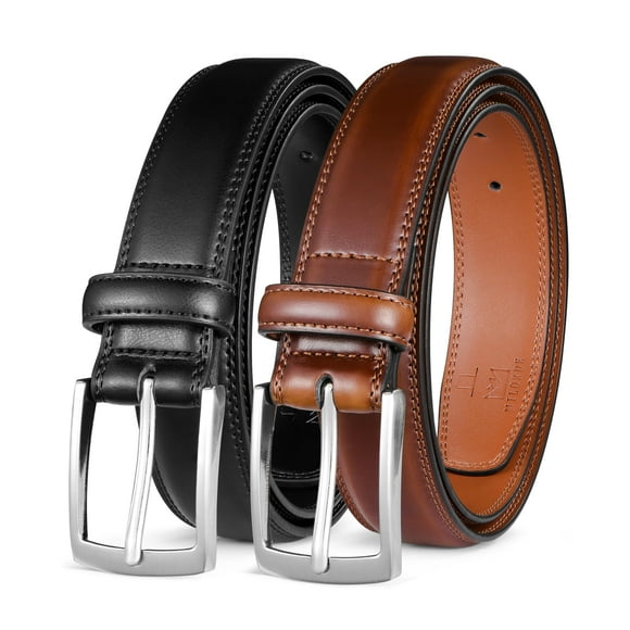 Vestido de piel Belt MILORDE para hombre, paquete de 2 unidades, 100% piel de vacuno