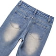 thumbnail image 5 of Hotiary Kid Boys Ripped Destroyed Straight Leg Jeans Children Fashion Skinny Fit Elastic Waist Distressed Denim Pants Stretch Slim Trousers, 5 of 8