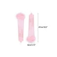 thumbnail image 2 of Women's Satin Hooked Finger Gloves Feather Cuffs Fingerness Costplay Sleeves for Christmas Dance 1920s Party Pink, 2 of 7