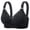 Black BK36, variant on Womans Bras Women‘s Underwear Lace No Underwire Bras Solid Color Fashion Thin Brassiere Loose Everyday Wear Beige 36