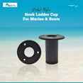 thumbnail image 4 of Marine City Removable 1 Inch Hook Ladder Cup Mount Ladder Easy Install and Replace Tube Insert Plugs for telescoping Pontoon Ladder Tube(2 Pcs), 4 of 4