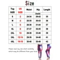 thumbnail image 2 of Women's High Waist Sport Gym Legging Pants Workout Leggings Fun Fashion Graphic Printed Cute Patterns, 2 of 5