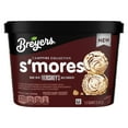 thumbnail image 3 of Breyers Campfire Collection S'mores Ice Cream with Hershey's Milk Chocolate, 1.5 Qt, 3 of 10