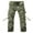 Green, variant on Honeeladyy Men's Solid Multi-Pocket Washed Overalls Outdoor Casual Pants Trousers Cargo Pants for Men