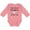Mauve, variant on Inktastic My Great Grandma Loves Me Heart Great Grandchild Boys or Girls Long Sleeve Baby Bodysuit