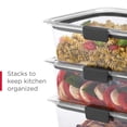 thumbnail image 6 of Rubbermaid Brilliance Tritan Food Storage Set of 5 Clear Containers, 1.3 Cup, 6 of 8