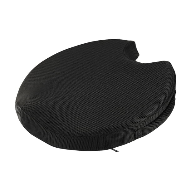 Billuyoard Cojín para silla SpongeCushion de memoria grande de poliéster - Esponja viscoelástica extra gruesa y agradable para la piel Decoración del hogar 3Malla negra 40*40*6cm