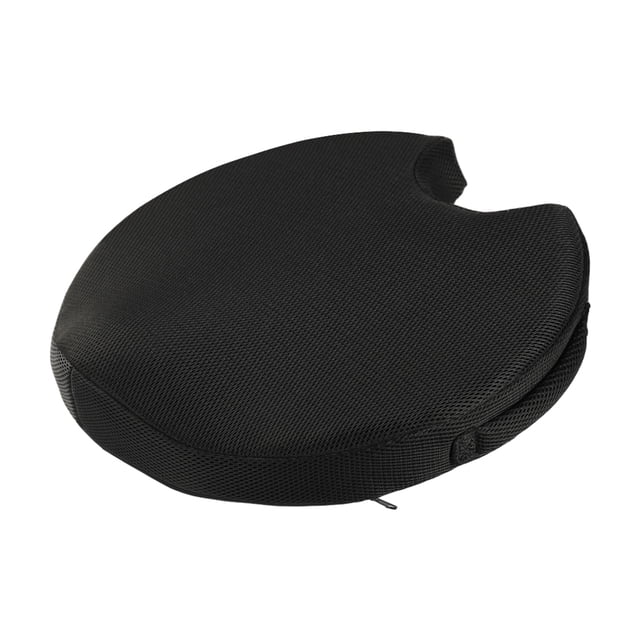Transemion Coussin de Siège - Haute Résilience et Large Application Grand Coussin en Mousse à Mémoire de Forme Chaise 3 Noir Maille 40*40*6cm 1Set
