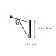 thumbnail image 2 of KAKOWELY Soporte De Pared En Hierro Negro Para Colgar Plantas Lámparas Y Otros Accesorios, 2 of 6