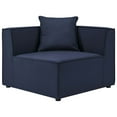 thumbnail image 3 of Modway Saybrook 8-Piece Patio Fabric Upholstered Sectional Sofa in Navy, 3 of 10